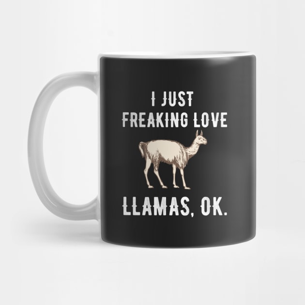 I just freaking love llamas ok by captainmood